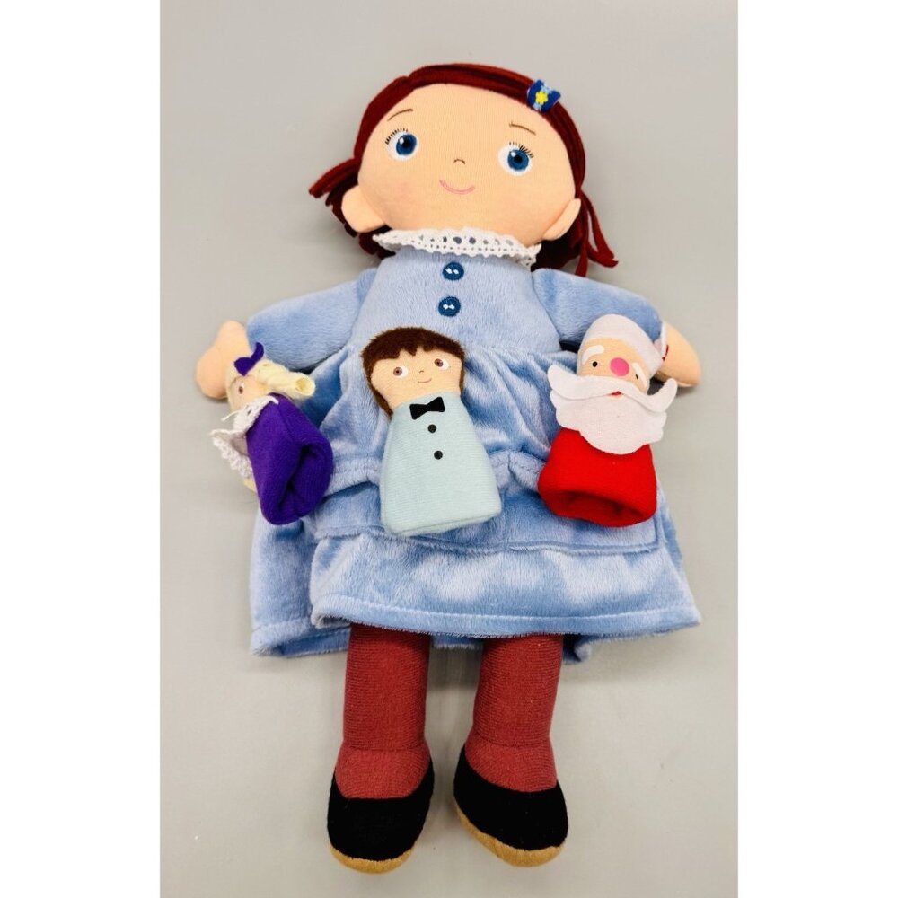 Yes Virginia There is a Santa Claus Dolly Pockets Plush Puppets N. American Bear